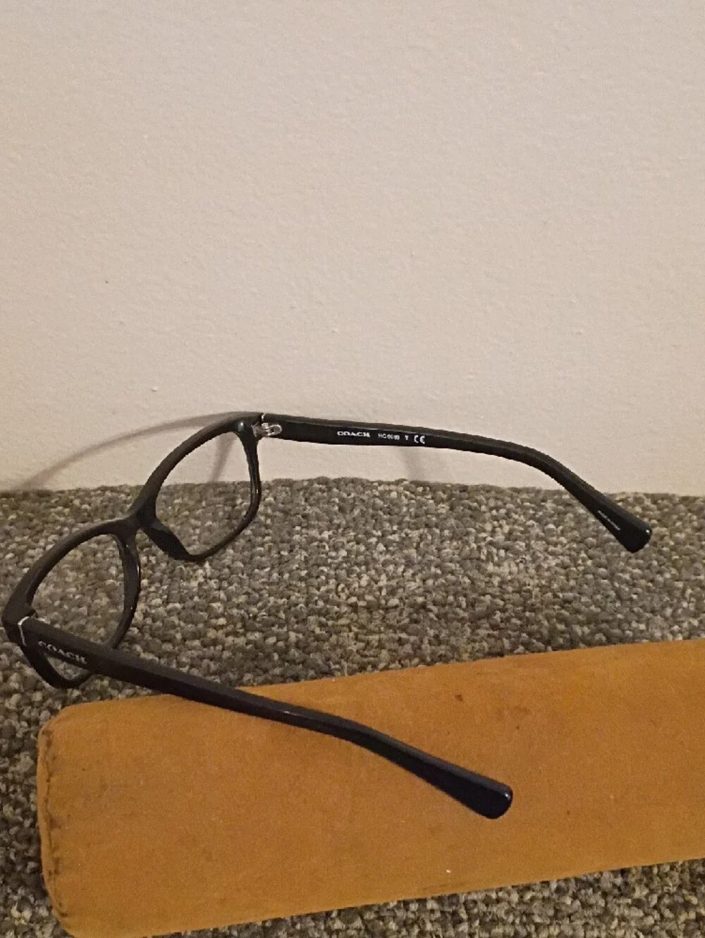 Coach Fanny Classic Black Women's Rectangular Eyeglasses